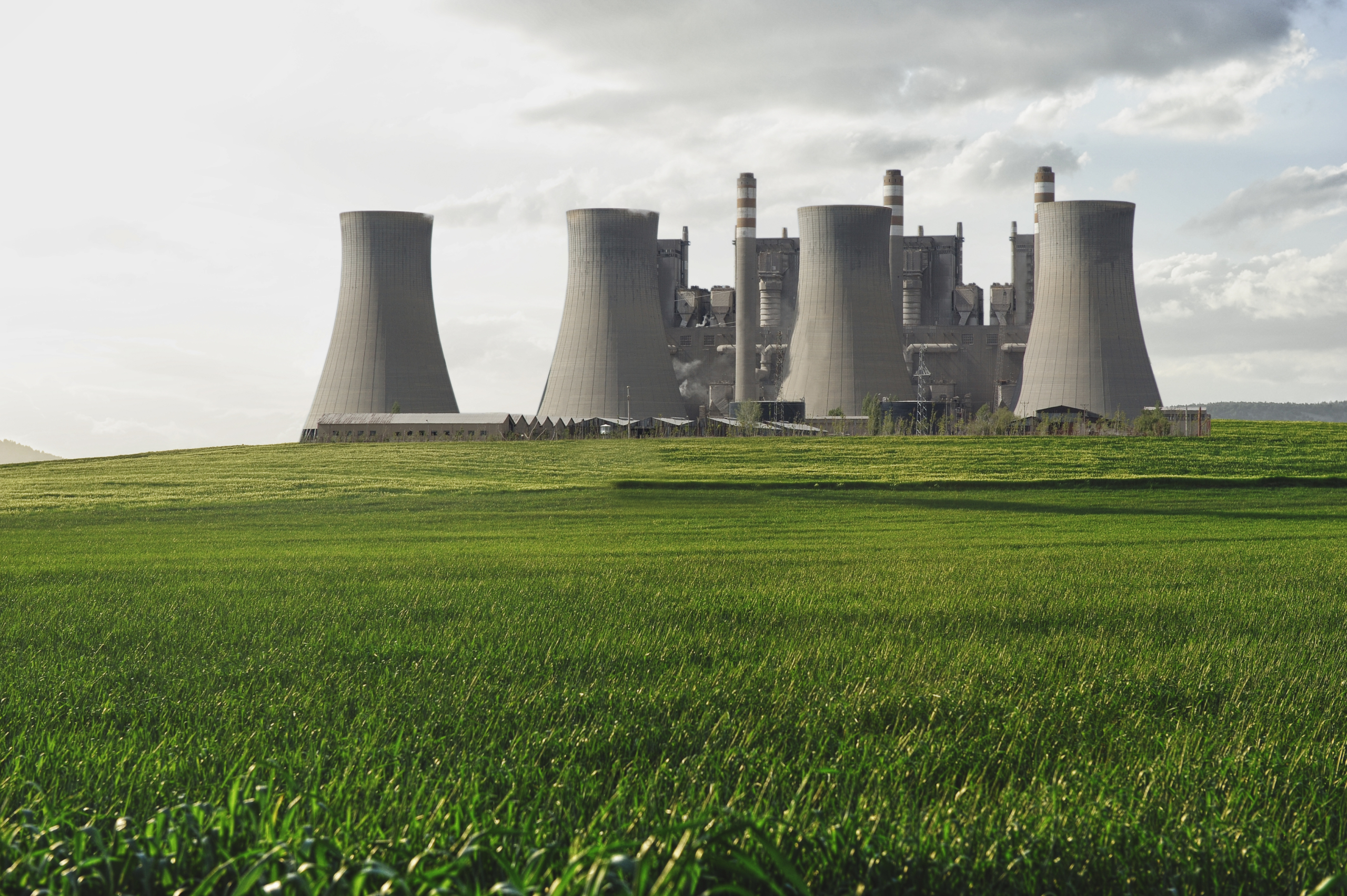 Power Station and Beautiful Nature