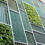 green facade